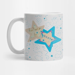 STARS BELIEVE PASTEL Mug